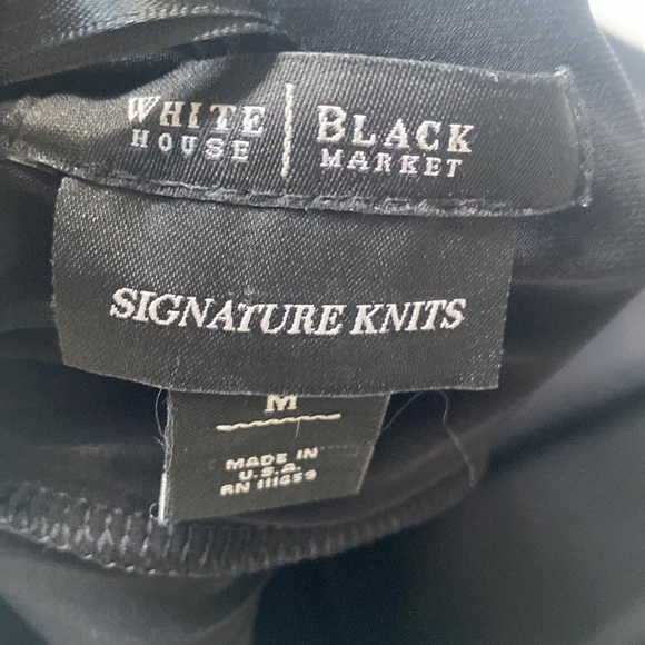 White House Black Market Black halter top, Size M - Picture 9 of 10